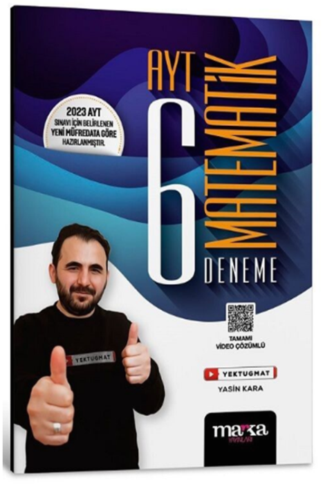 2024 YKS AYT Matematik 6 Deneme Video Çözümlü Marka Yayınları