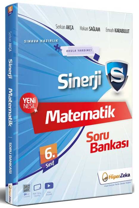 2024 6. Sınıf Sinerji Matematik Soru Bankası Hiper Zeka Yayınları