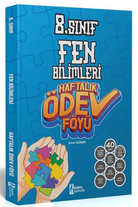 2024 8. Sınıf Fen Bilimleri Haftalık Ödev Föyü İsem Yayıncılık