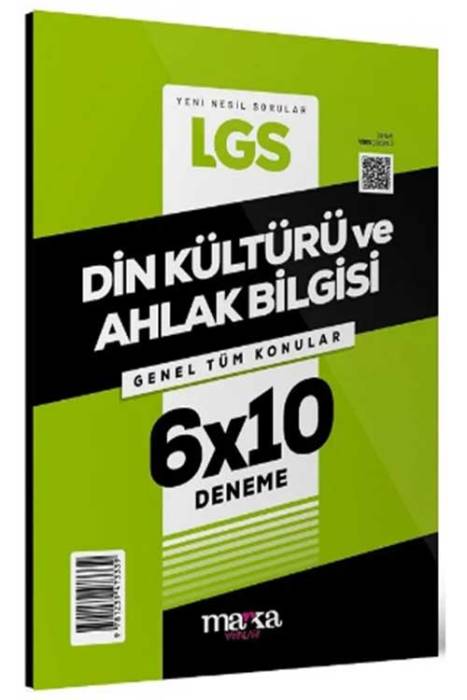 2024 8. Sınıf LGS Din Kültürü ve Ahlak Bilgisi 6x10 Deneme Marka Yayınları