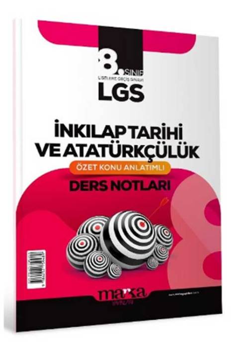 2024 8. Sınıf LGS TC İnkılap Tarihi ve Atatürkçülük Özet Konu Anlatımlı Ders Notları Marka Yayınları