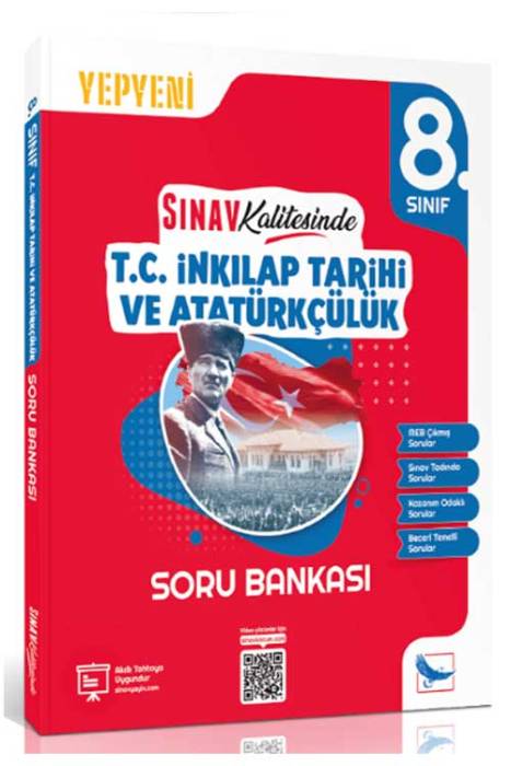 2024 8. Sınıf TC İnkılap Tarihi ve Atatürkçülük Sınav Kalitesinde Soru Bankası Sınav Yayınları