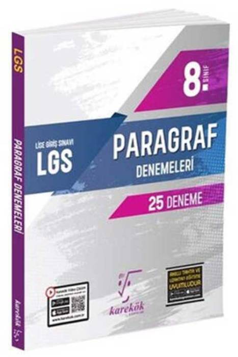 2024 8.Sınıf LGS Paragraf 25 Deneme Karekök Yayınları