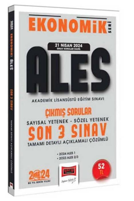 2024 ALES Ekonomik Seri Çıkmış Sorular Tamamı Çözümlü Son 3 Sınav Yargı Yayınları