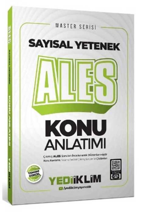 2025 ALES Master Sayısal Yetenek Konu Anlatımı Yediiklim Yayınları