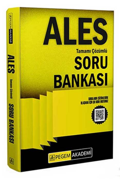 2024 ALES Soru Bankası Pegem Akademi Yayınları