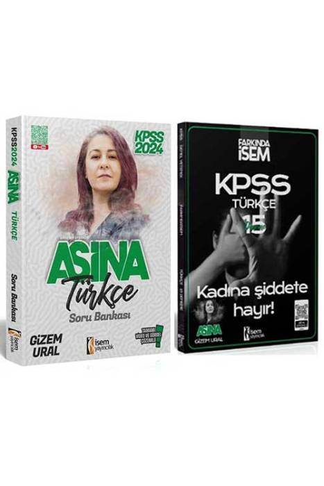 2024 Aşina KPSS Türkçe Tamamı Video Çözümlü Soru Bankası - Deneme Seti İsem Yayıncılık