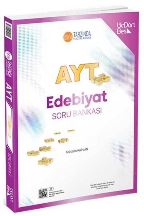 2025 AYT Edebiyat Soru Bankası ÜçDörtBeş Yayınları