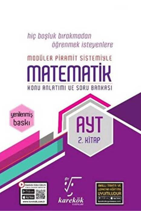 2024 AYT Matematik Konu Anlatımlı Soru Bankası 2. Kitap Karekök Yayınları