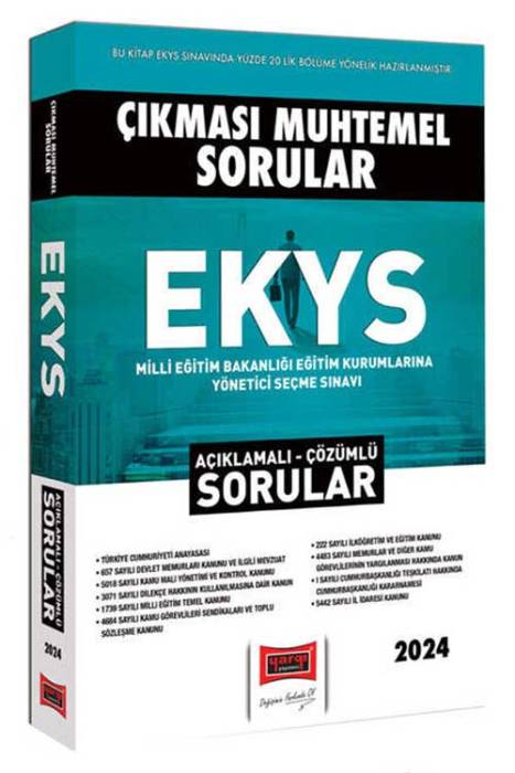 2024 Çıkması Muhtemel EKYS Açıklamalı Çözümlü Sorular Yargı Yayınları