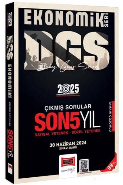 2025 DGS Ekonomik Seri Çıkmış Sorular Tamamı Çözümlü Son 5 Yıl Yargı Yayınları