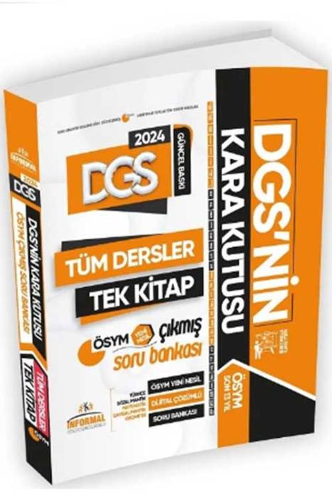 2024 DGS nin Kara Kutusu Çıkmış Sorular Soru Bankası Tek Kitap Çözümlü İnformal Yayınları