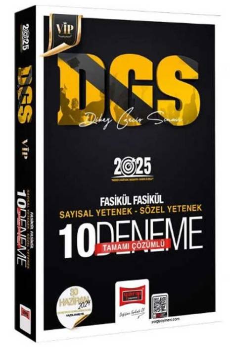 2025 DGS Sözel Sayısal Bölüm Tamamı Çözümlü Fasikül 10 Deneme Yargı Yayınları