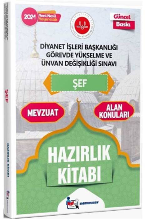 2024 Diyanet İşleri Başkanlığı GYS ve UDS Şef Hazırlık Kitabı Memur Sınav Yayınları