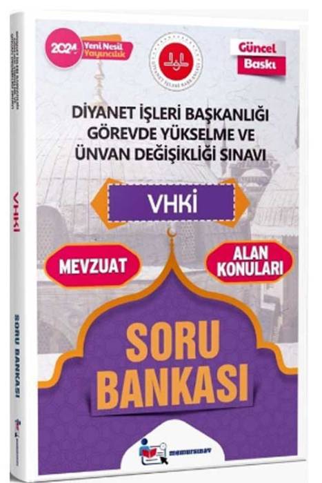 2024 Diyanet İşleri Başkanlığı GYS Ve UDS VHKİ Soru Bankası Memur Sınav Yayınları