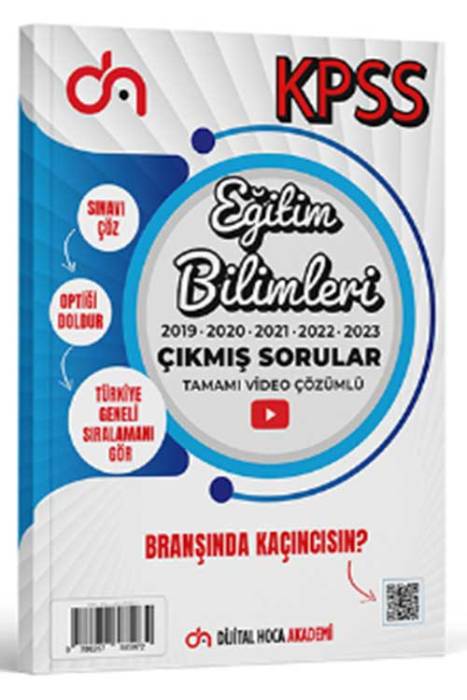 2024 Eğitim Bilimleri Son 5 Yıl Çıkmış Sorular Dijital Hoca Akademi Yayınları