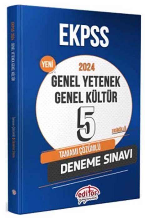 2024 EKPSS GYGK 5 Deneme Sınavı Editör Yayınevi