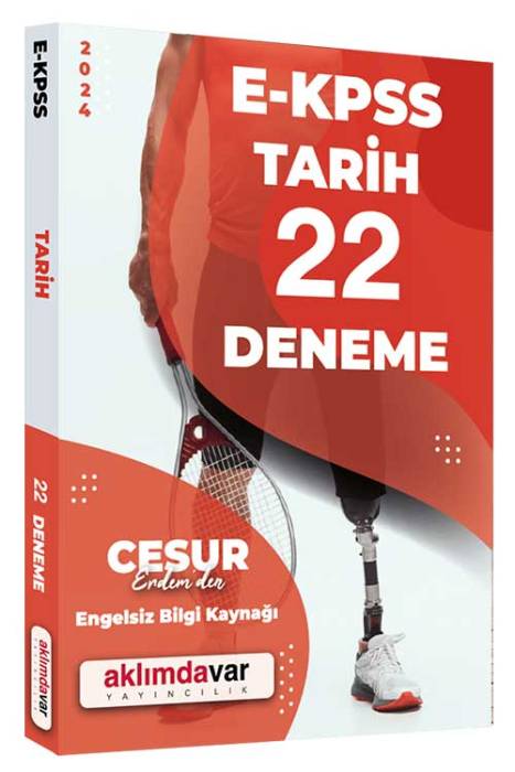 2024 EKPSS Tarih Tamamı Çözümlü 22 Deneme Aklımdavar Yayıncılık