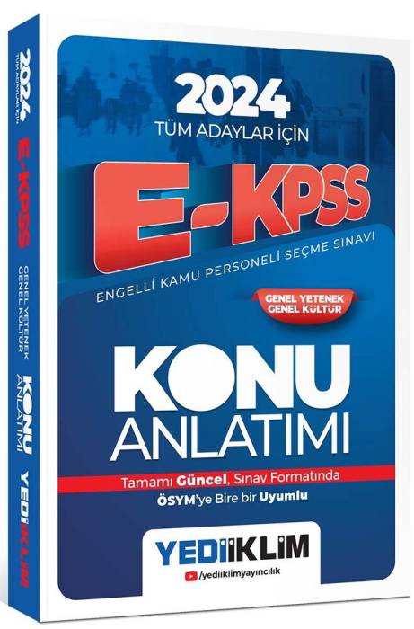 2024 EKPSS Tüm Adaylar İçin Konu Anlatımı Yediiklim Yayınları