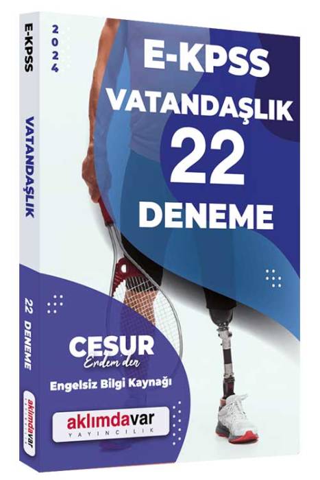 2024 EKPSS Vatandaşlık Tamamı Çözümlü 22 Deneme Aklımdavar Yayıncılık