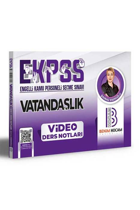 2024 EKPSS Vatandaşlık Video Ders Notları Benim Hocam Yayınları