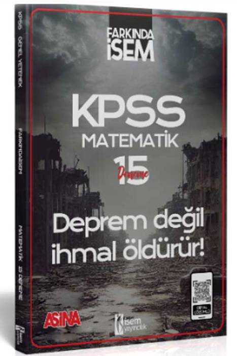 2025 Farkındaİsem KPSS AŞİNA Matematik 15 Deneme İsem Yayıncılık