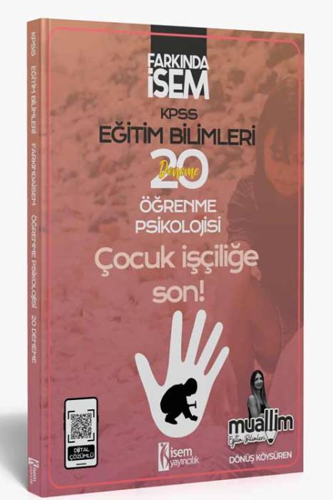 2025 Farkındaİsem KPSS Eğitim Bilimleri Öğrenme Psikolojisi 20 Deneme İsem Yayıncılık