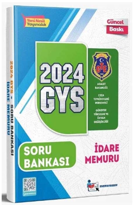 2024 GYS Ceza Tevkifevleri İdare Memuru Soru Bankası Görevde Yükselme Memur Sınav Yayınları