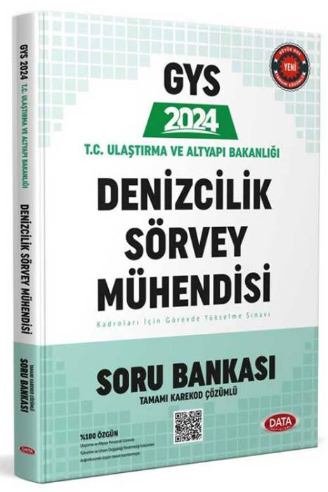 2024 Data Yayınları Ulaştırma ve Altyapı Bakanlığı Denizcilik Sörvey Mühendisi Soru Bankası Data Yayınları