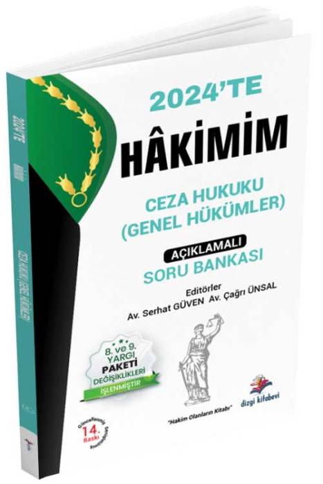 2024 Hakimim Ceza Hukuku (Genel Hükümler) Açıklamalı Soru Bankası 14. Baskı Dizgi Kitap