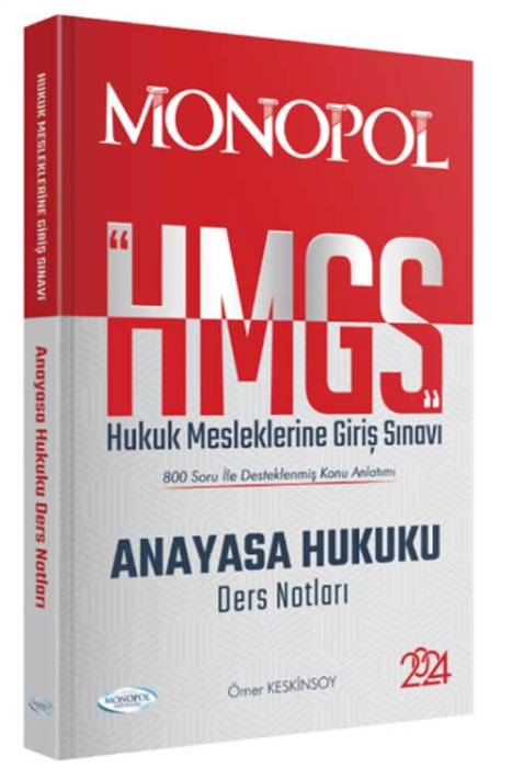 2024 HMGS Anayasa Hukuku Ders Notları Monopol Yayınları