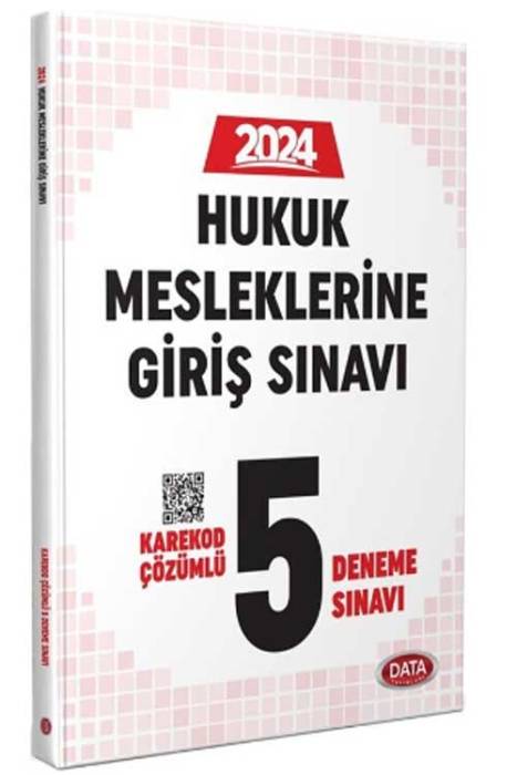 2024 Hukuk Mesleklerine Giriş Sınavı 5 Deneme Sınavı Data Yayınları