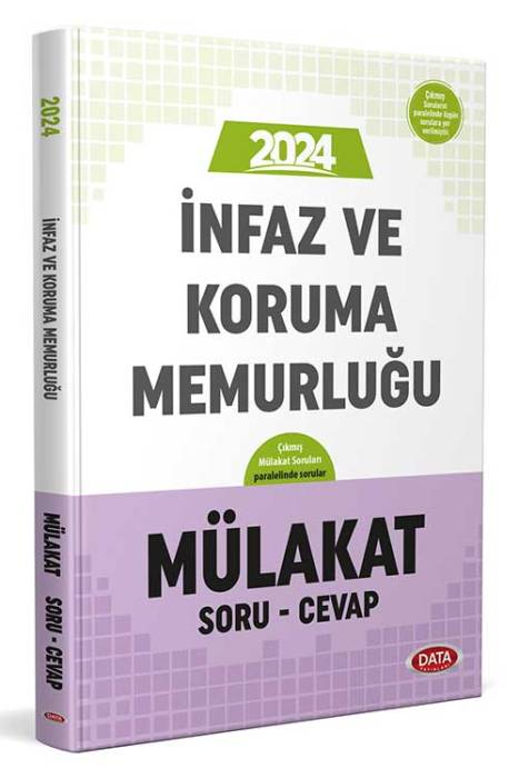 2024 İnfaz ve Koruma Memurluğu Mülakat Sınavı Soru-Cevap Data Yayınları