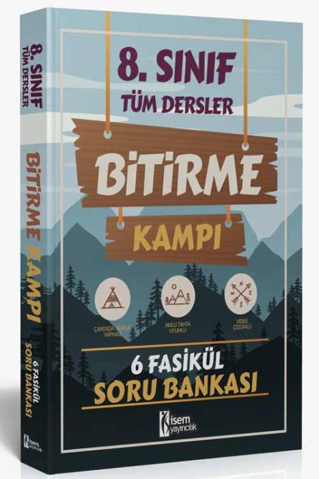 2024 İsem 8.Sınıf Tüm Dersler Bitirme Kampı 6 Fasikül Soru Bankası İsem Yayıncılık