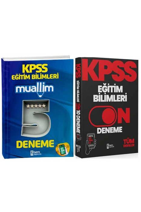 2025 İsem KPSS Eğitim Bilimleri 15 Deneme Seti İsem Yayıncılık