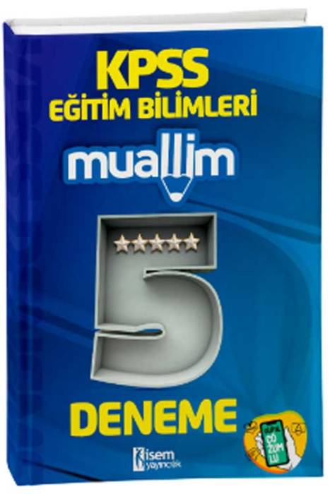 2025 İsem KPSS Eğitim Bilimleri Muallim 5 Deneme İsem Yayıncılık