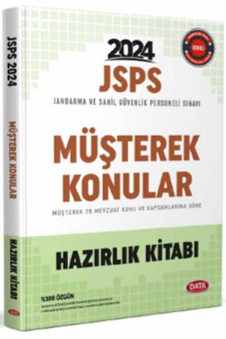 2024 JSPS Müşterek Konular Hazırlık Kitabı Data Yayınları