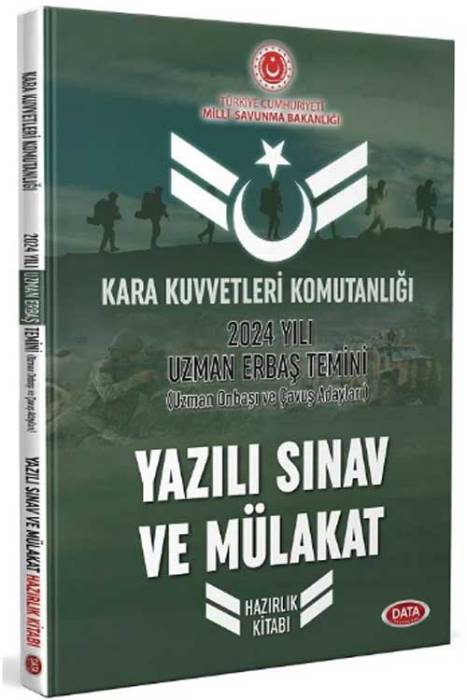 2024 Kara Kuvvetleri Komutanlığı Uzman Erbaş Temini Yazılı Sınav ve Mülakat Konu Anlatımlı Hazırlık Kitabı Data Yayınları