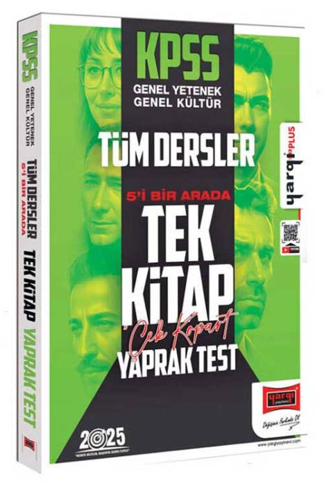 2025 KPSS GK-GY Tüm Dersler 5i Bir Arada Tek Kitap Çek Kopart Yaprak Test Yargı Yayınları