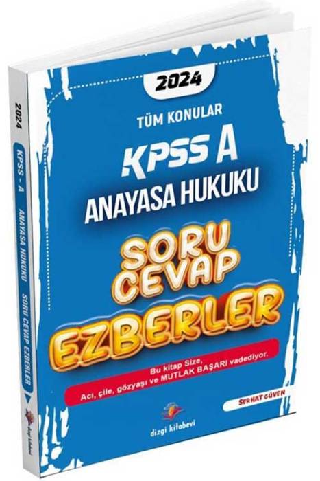 2024 KPSS A Soru Cevap Ezberler Anayasa Hukuku Dizgi Kitap Yayınları