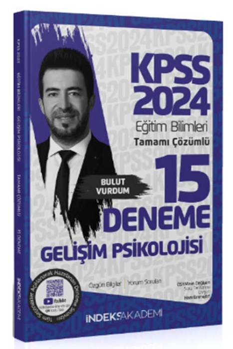 2024 KPSS Eğitim Bilimleri Gelişim Psikolojisi 15 Deneme Çözümlü İndeks Akademi Yayıncılık