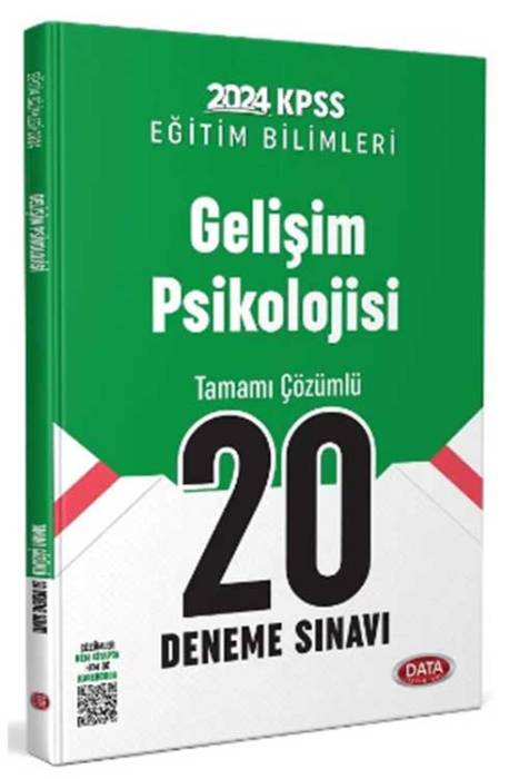 2024 KPSS Eğitim Bilimleri Gelişim Psikolojisi 20 Deneme Çözümlü Data Yayınları