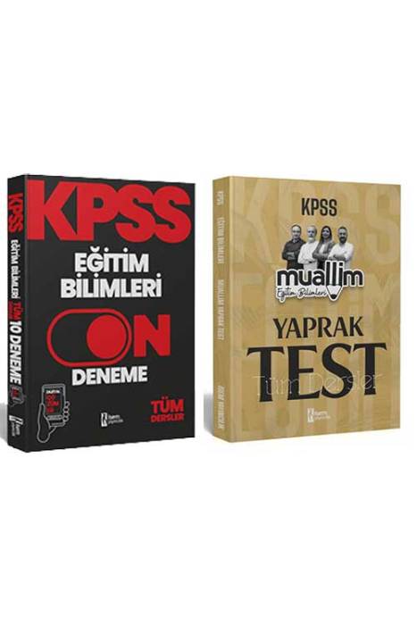 2025 KPSS Eğitim Bilimleri Muallim Yaprak Test ve Deneme Seti İsem Yayıncılık