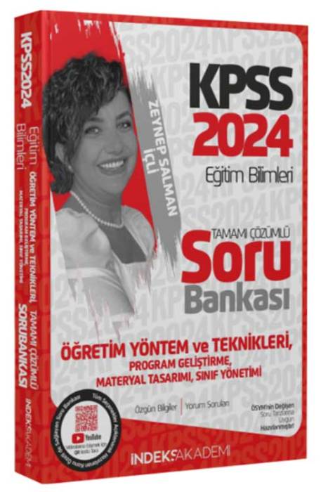 2024 KPSS Eğitim Bilimleri Öğretim Yöntem Teknikleri, Program Geliştirme Soru Bankası İndeks Akademi Yayınları