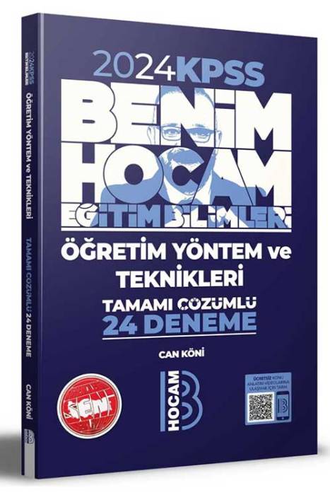 2024 KPSS Eğitim Bilimleri Öğretim Yöntem ve Teknikleri Tamamı Çözümlü 24 Deneme Benim Hocam Yayınları