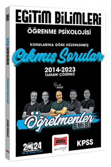 2024 KPSS Eğitim Bilimleri Öğretmenler Ekibi Öğrenme Psikolojisi Konularına Göre Düzenlenmiş Çıkmış Sorular Yargı Yayınları