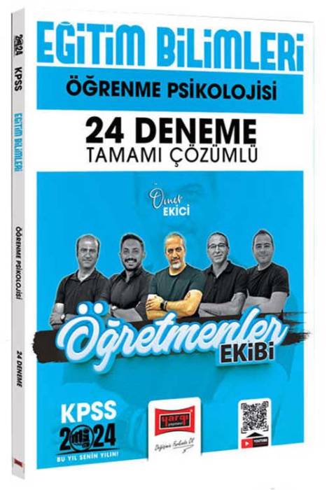 2024 KPSS Eğitim Bilimleri Öğretmenler Ekibi Öğrenme Psikolojisi Tamamı Çözümlü 24 Deneme Yargı Yayınları