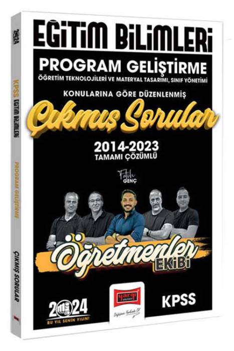 2024 KPSS Eğitim Bilimleri Öğretmenler Ekibi Program Geliştirme Konularına Göre Düzenlenmiş Çıkmış Sorular Yargı Yayınları