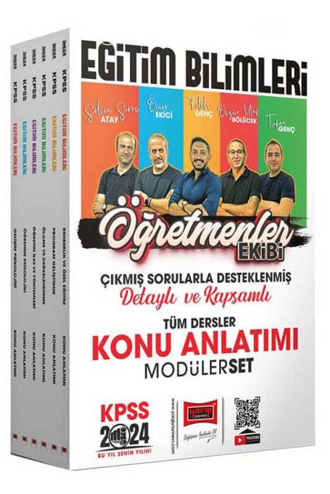 2024 KPSS Eğitim Bilimleri Öğretmenler Ekibi Tüm Dersler Konu Anlatımlı Modüler Set Yargı Yayınları