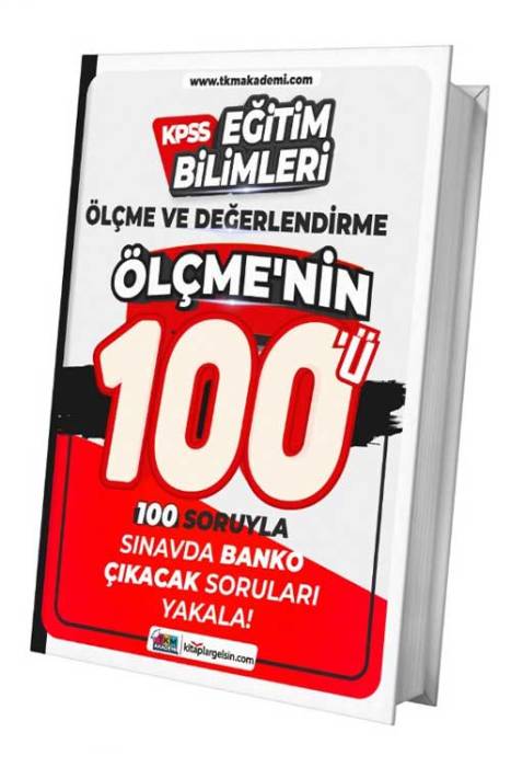 2024 KPSS Eğitim Bilimleri Ölçme'nin 100'ü TKM Akademi Yayınları